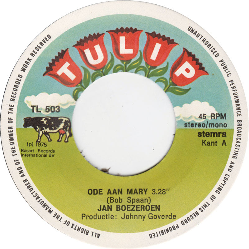 Jan Boezeroen - Ode Aan Mary 14969 Vinyl Singles VINYLSINGLES.NL