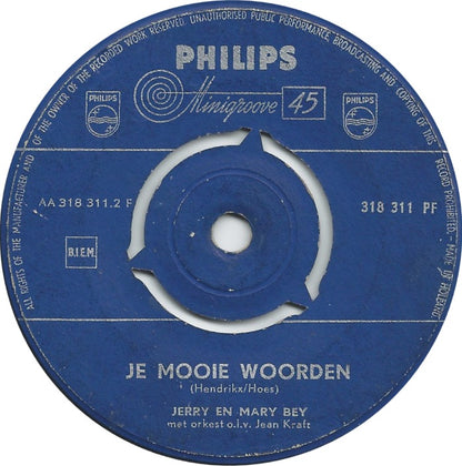 Jerry En Mary Bey - Vergeet Je Moeder Niet 39791 Vinyl Singles Hoes: Generic