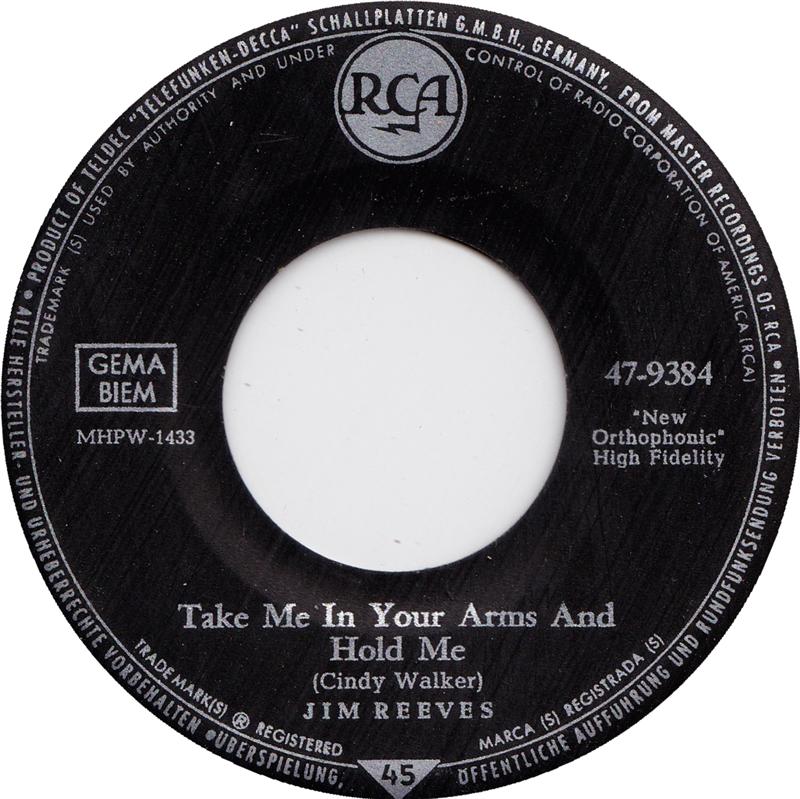 Jim Reeves - You're The Only Good Thing Vinyl Singles VINYLSINGLES.NL