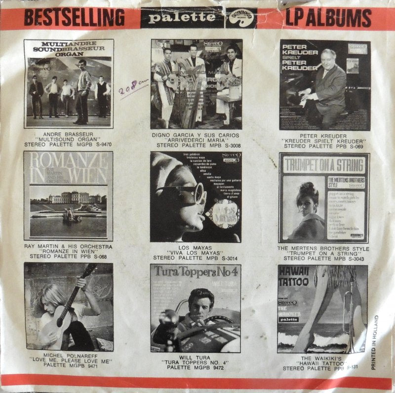 Jo Leemans - Witte Rozen Vinyl Singles Vinyl Very Good (VG) <br> Hoes Good Plus (G+)