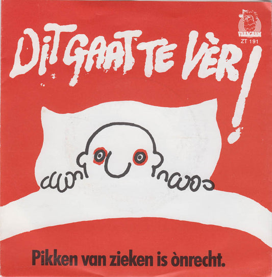 Johan Donga - Dit Gaat Te Vèr Vinyl Singles Vinyl Very Good (VG) <br> Hoes Good Plus (G+)