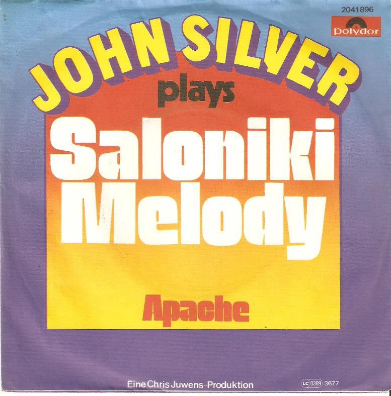 John Silver - Saloniki-Melody Vinyl Singles Vinyl Very Good (VG) <br> Hoes Good Plus (G+)