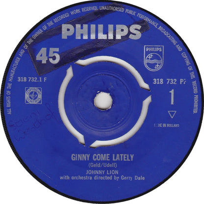 Johnny Lion - Ginny Come Lately 25752 Vinyl Singles Goede Staat
