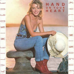 Kelie Minogue - Hand On Your Heart Vinyl Singles Vinyl Very Good (VG) <br> Hoes Good Plus (G+)
