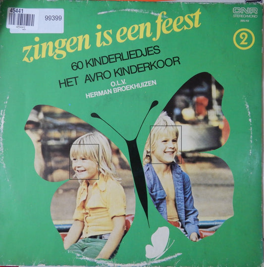 AVRO Kinderkoor - Zingen Is Een Feest 2 (LP) Vinyl LP VINYLSINGLES.NL