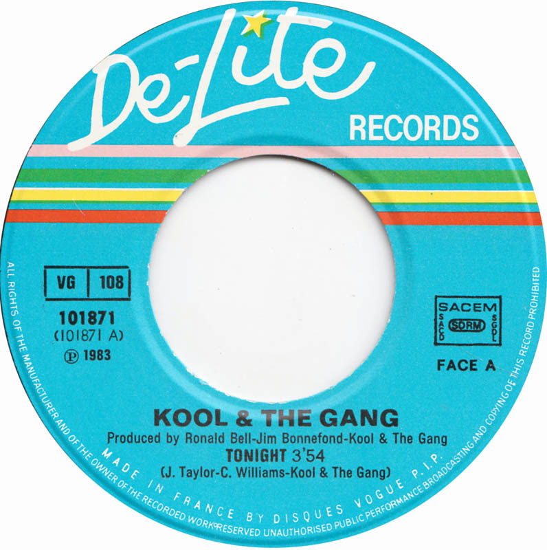 Kool & The Gang - Tonight 31294 02716 07944 09953 Vinyl Singles VINYLSINGLES.NL