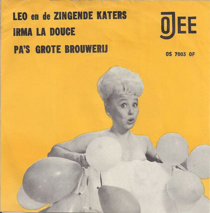 Leo En De Zingende Katers - Irma La Douce 25919 Vinyl Singles Goede Staat