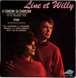Line Et Willy  -  A Chacun Sa Chanson (EP) 17848 Vinyl Singles EP VINYLSINGLES.NL