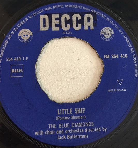 Blue Diamonds - Little Ship 34481 Vinyl Singles VINYLSINGLES.NL