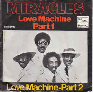 Miracles - Love Machine 07416 12111 Vinyl Singles Goede Staat