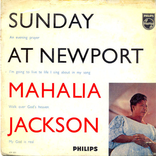 Mahalia Jackson - An Evening Payer (EP) 18419 Vinyl Singles EP VINYLSINGLES.NL