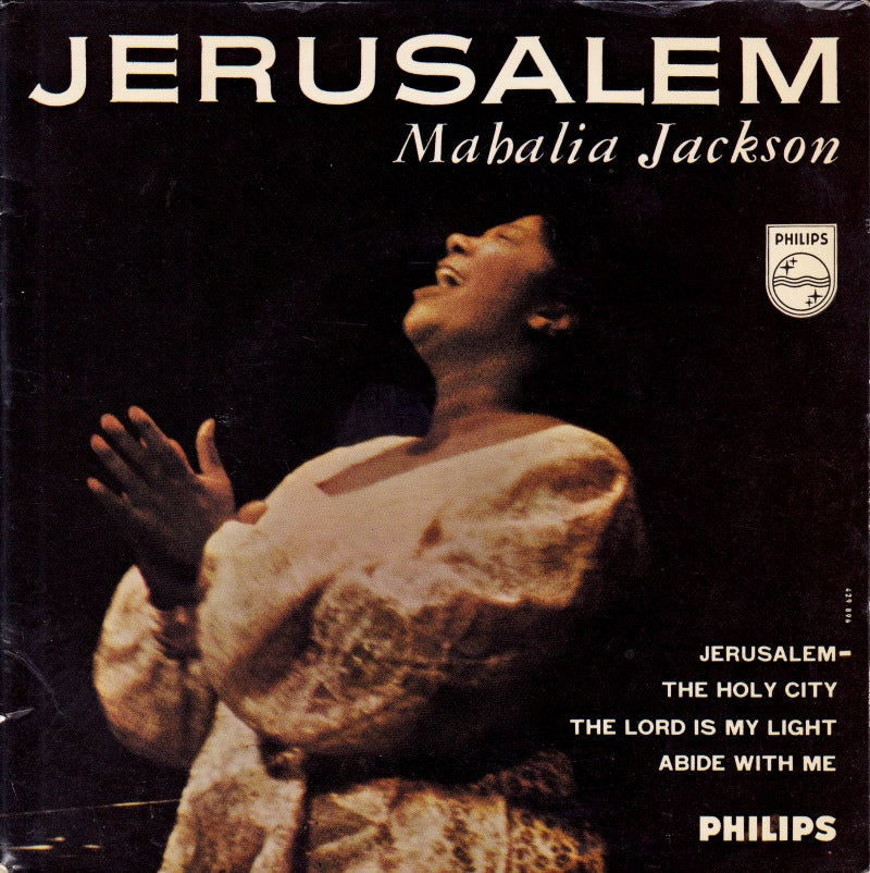 Mahalia Jackson - Jerusalem Vinyl Singles EP Vinyl Very Good (VG) <br> Hoes Good Plus (G+)