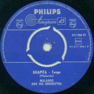 Malando And His Orchestra - Guapita 25016 Vinyl Singles VINYLSINGLES.NL