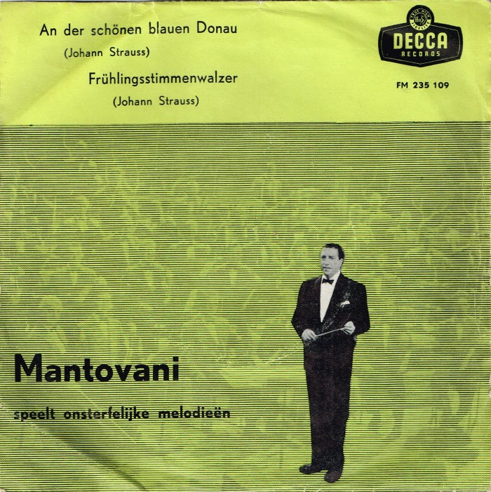 Mantovani And His Orchestra - An Der Schönen Blauen Donau 32411 Vinyl Singles Goede Staat