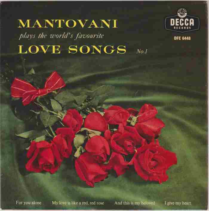 Mantovani And His Orchestra - Mantovani Plays The World's Favourite Love Songs No. 1 (EP) Vinyl Singles EP VINYLSINGLES.NL