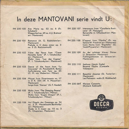 Mantovani And His Orchestra - Beautiful Dreamer 32371 Vinyl Singles Goede Staat