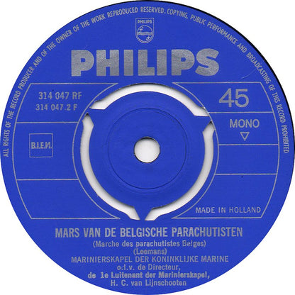 Marinierskapel Der Koninklijke Marine - Mariniers Op Mars 29228 Vinyl Singles VINYLSINGLES.NL
