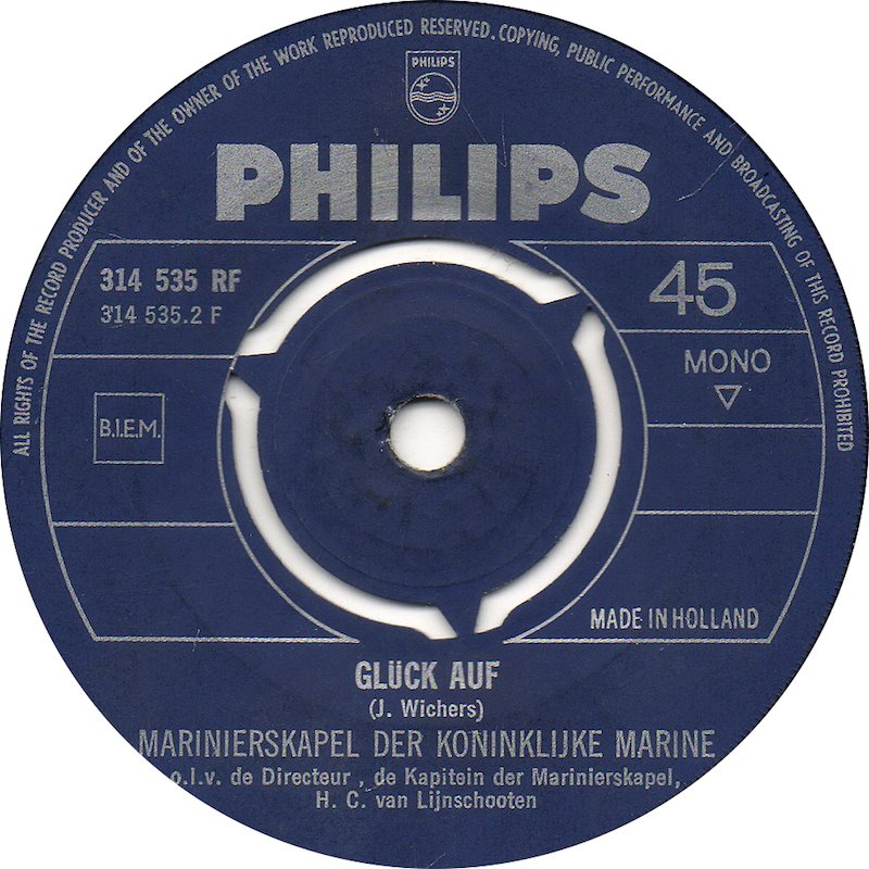 Marinierskapel Der Koninklijke Marine - Mars Der Medici Vinyl Singles Vinyl (VG) <br> Hoes (G+)