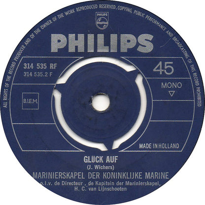 Marinierskapel Der Koninklijke Marine - Mars Der Medici Vinyl Singles Vinyl (VG) <br> Hoes (G+)