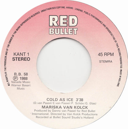 Mariska Van Kolck - Cold As Ice 15353 Vinyl Singles Goede Staat