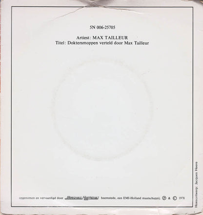 Max Tailleur - Doktersmoppen Vinyl Singles VINYLSINGLES.NL