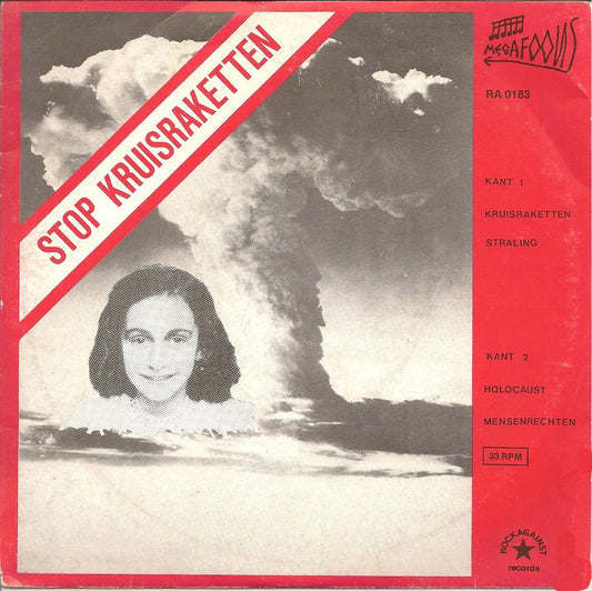 Megafoons - Nooit Meer Fascisme Vinyl Singles Vinyl Very Good (VG) <br> Hoes Good Plus (G+)