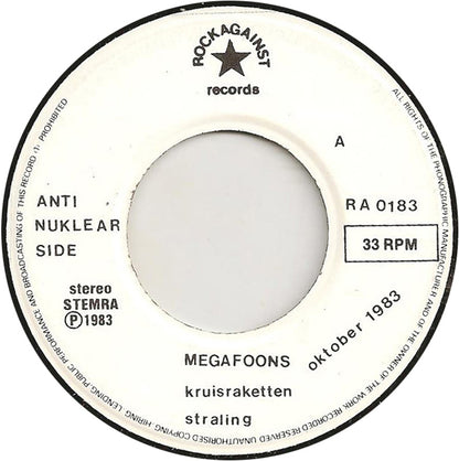 Megafoons - Nooit Meer Fascisme Vinyl Singles VINYLSINGLES.NL