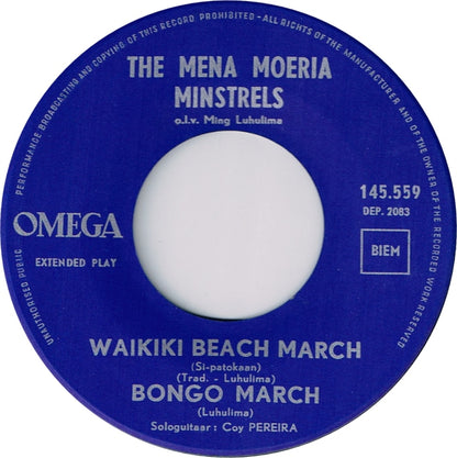 Mena Moeria Minstrels O.l.v Ming Luhulima - Marching With The Mena Moeria Minstrels (EP) 15181 Vinyl Singles EP VINYLSINGLES.NL
