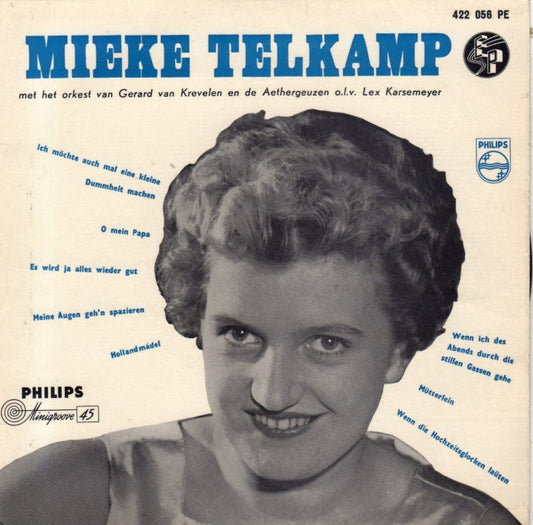 Mieke Telkamp - Mieke Telkamp (Potpourri) (EP) 30175 Vinyl Singles EP Goede Staat