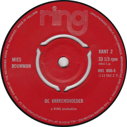 Mies Bouwman - Voorvertelplaat Door Mies Bouwman 3 32224 Vinyl Singles Goede Staat