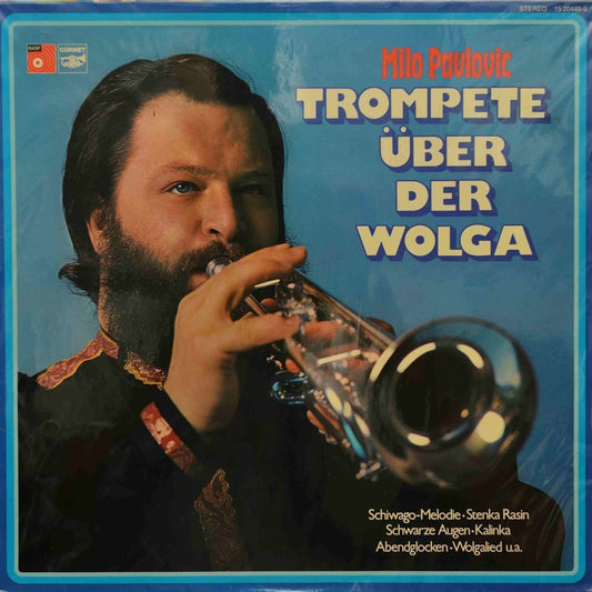 Milo Pavlovic - Trompete Uber Der Wolga (LP) Vinyl LP Vinyl Very Good (VG) <br> Hoes Good Plus (G+)