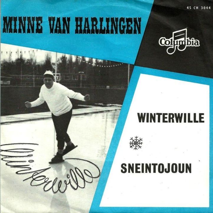 Minne van Harlingen - Winterwille Vinyl Singles Vinyl Very Good (VG) <br> Hoes Good Plus (G+)