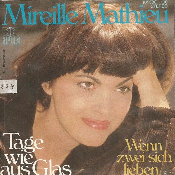 Mireille Mathieu - Tage Wie Aus Glas 21875 Vinyl Singles Goede Staat