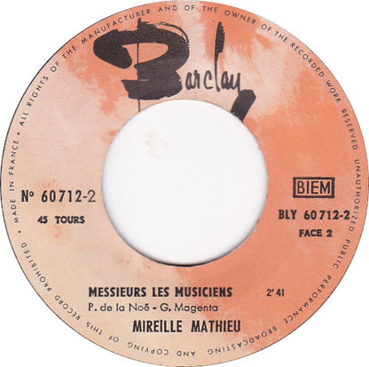 Mireille Mathieu - Pourquoi Mon Amour Vinyl Singles VINYLSINGLES.NL