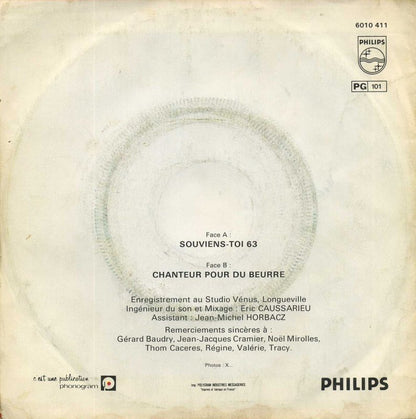 Monty - Souviens-Toi ** Vinyl Singles Vinyl Very Good (VG) <br> Hoes Good Plus (G+)