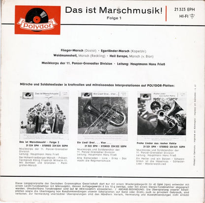 Musikkorps der 11. Panzer Grenadier Division - Das Ist Marschmusik! Folge 1 (EP) 06034 Vinyl Singles EP Goede Staat