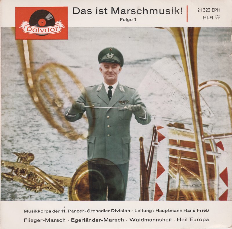 Musikkorps der 11. Panzer Grenadier Division - Das Ist Marschmusik! Folge 1 (EP) 06034 Vinyl Singles EP Goede Staat