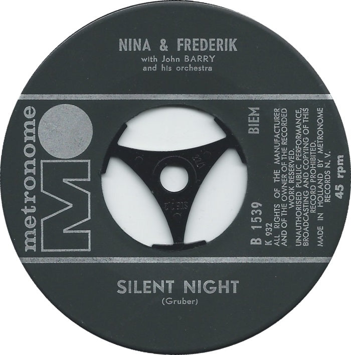 Nina & Frederik - Silent Night - White Christmas 30699 Vinyl Singles VINYLSINGLES.NL
