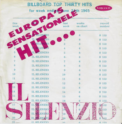 Nini Rosso - Il Silenzio 39757 Vinyl Singles Goede Staat