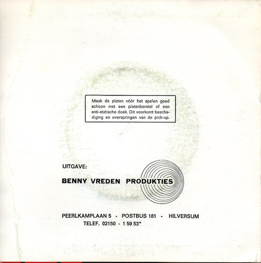 No Artist - De Stijve Poppen Vinyl Singles Vinyl Zeer Goed / Hoesje Goed "VINYLSINGLES.NL"