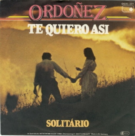 Ordonez - Te quiero asi 06069 Vinyl Singles VINYLSINGLES.NL