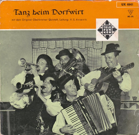 Original Oberkrainer Quintett - Tanz Beim Dorfwirt Nr. 1 (EP) 33679 Vinyl Singles EP VINYLSINGLES.NL