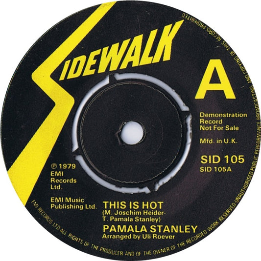 Pamala Stanley - This Is Hot 30533 Vinyl Singles Goede Staat