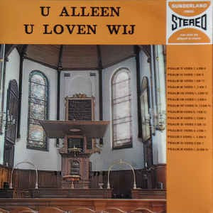 Unknown Artist - U Alleen U Loven Wij (LP) 45109 Vinyl LP Goede Staat