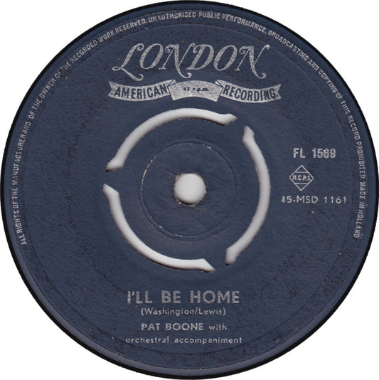 Pat Boone - I'll Be Home 02359 14262 08489 32961 Vinyl Singles VINYLSINGLES.NL