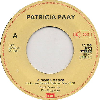 Particia Paay - A Dime A Dance Vinyl Singles VINYLSINGLES.NL