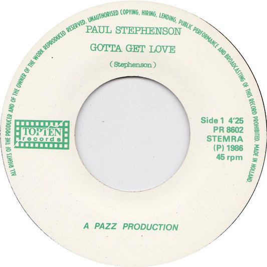Paul Stephenson - Gotta Get Love