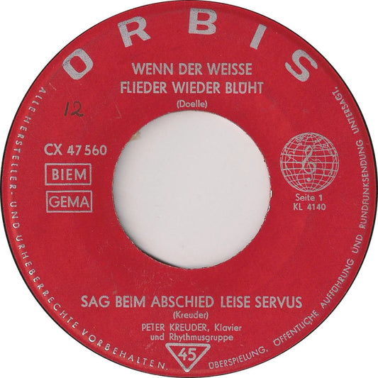 Peter Kreuder - Wenn Der Weisse Flieder Wieder Bluht (EP) 13469 Vinyl Singles EP VINYLSINGLES.NL