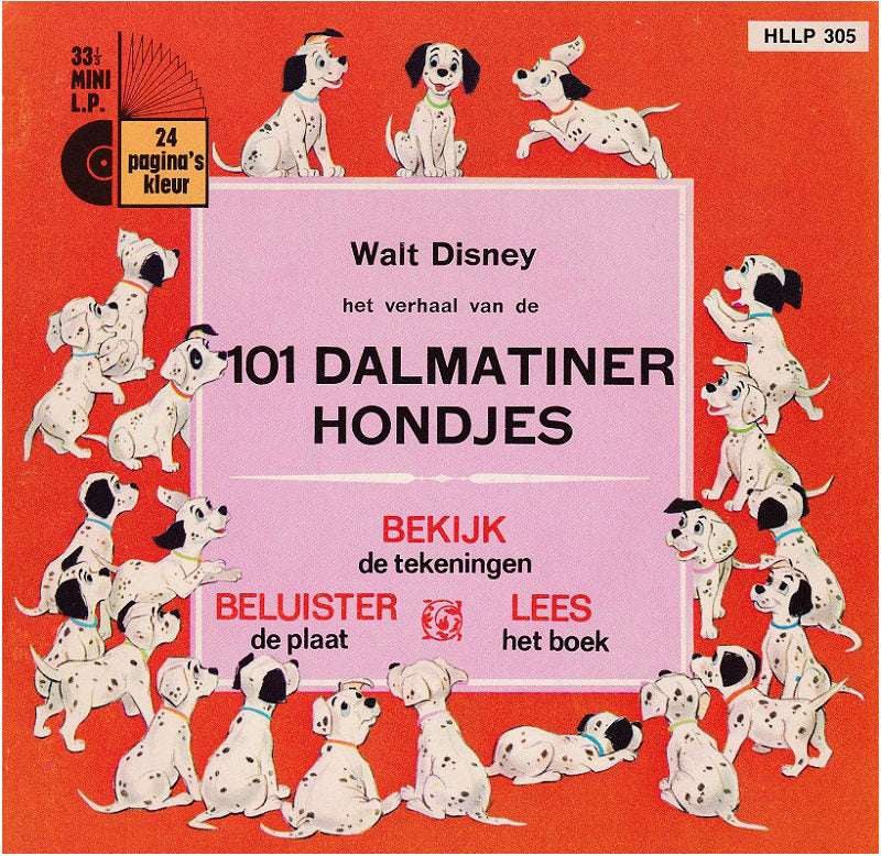 Walt Disney - 101 Dalmatiner Hondjes Vinyl Singles VINYLSINGLES.NL