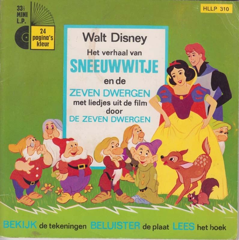 Piet Ekel, De Zeven Dwergen - Het Verhaal Van Sneeuwwitje En De Zeven Dwergen 08580 32214 35747 36533 Vinyl Singles VINYLSINGLES.NL